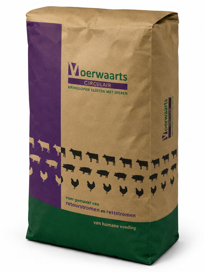 Voerwaarts Circulaire legkorrel - 20kg - Kippenvoer