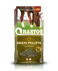 Hartog Grasbrok - 20kg - Graspellets - 6mm structuurbrok - Paardenvoer