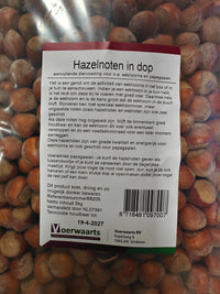 Hazelnoten in dop 5 kg | hele hazelnoten | Eekhoornvoer | Papagaaienvoer | 5kg