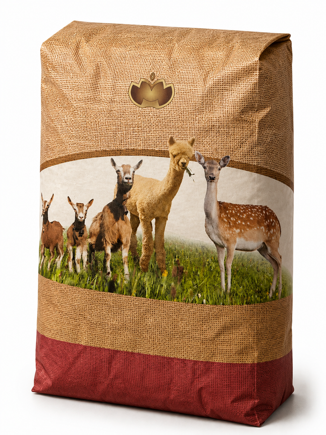 Voerwaarts | Alpabas | Alpaca basisbrok | Alpaca eiwit- & energie korrel | Alpacavoer | 20 KG