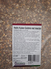 Hedric Kuiken Goldmix met insecten - 10kg - kuikenvoer met insecten