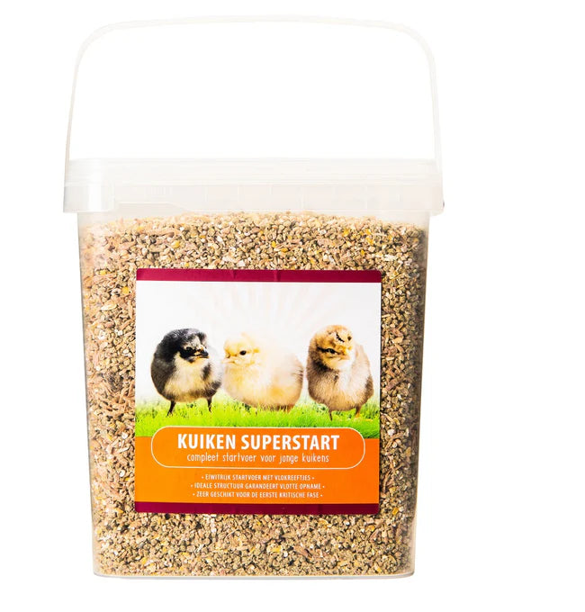 Voerwaarts Kuiken Superstart - 3.5kg - speciale mengeling voor kuikens vanaf de eerste dag - Kuikenvoer