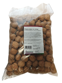 Voerwaarts Walnoten in dop - 3kg - eekhoornvoer - papegaaienvoer