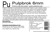 Voerwaarts Bietenpulp etiket
