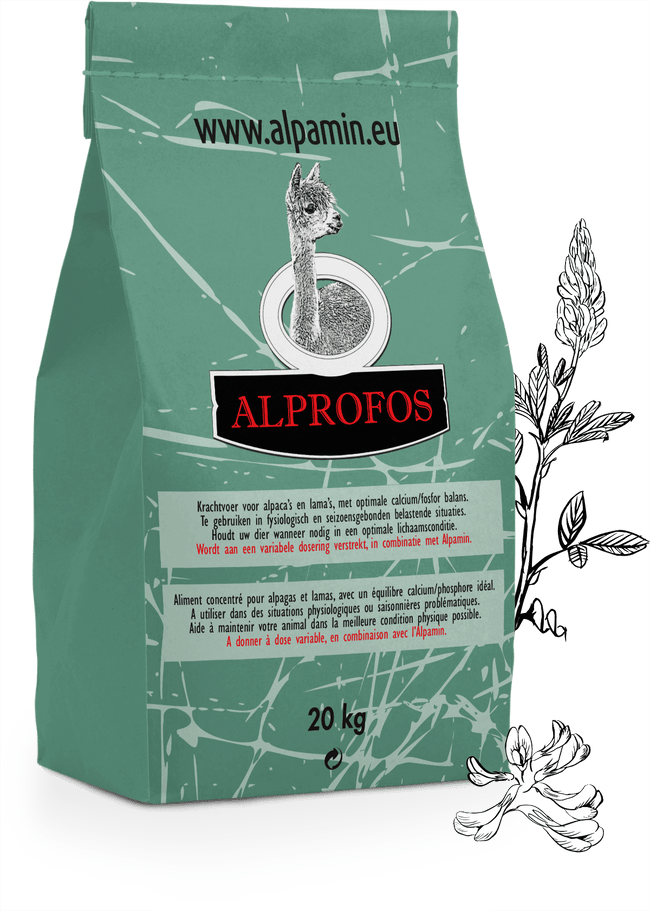 Alprofos | Alpacavoer | Alpacabasis | Zonder mineralen | 20kg
