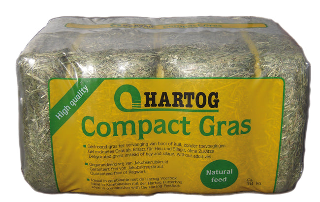 Hartog | Compact Gras | gedroogd gras | 18kg